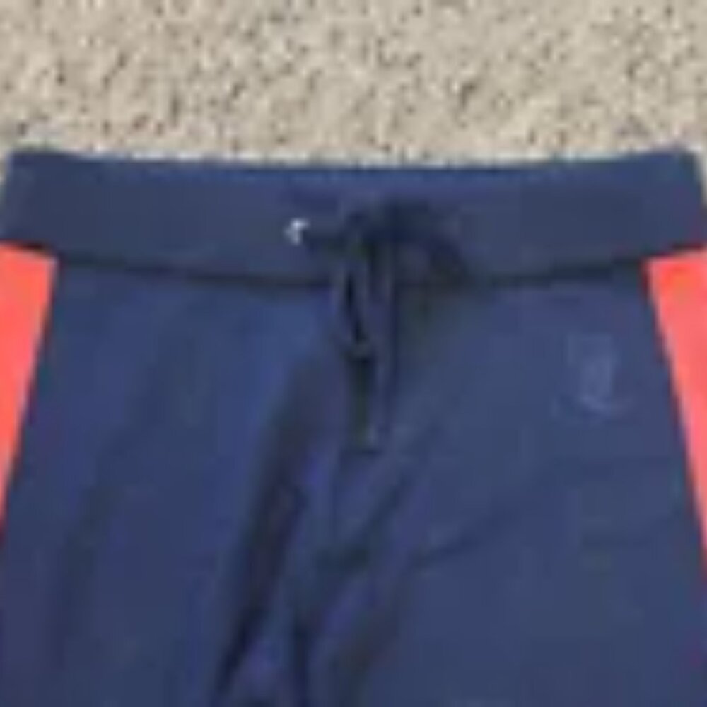 Juicy Couture Cashmere 100% Blue Red  Drawstring Track Pants Soft - Picture 2 of 5